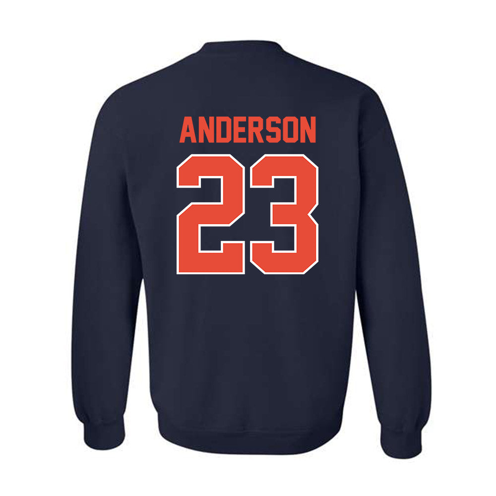 Illinois - NCAA Football : Jordan Anderson - Classic Shersey Crewneck Sweatshirt-1