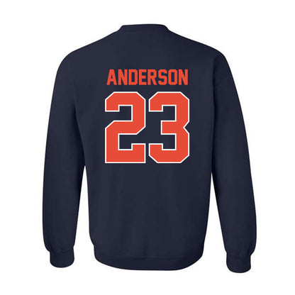Illinois - NCAA Football : Jordan Anderson - Classic Shersey Crewneck Sweatshirt-1