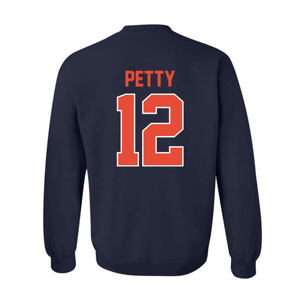 Illinois - NCAA Football : Trey Petty - Classic Shersey Crewneck Sweatshirt-1