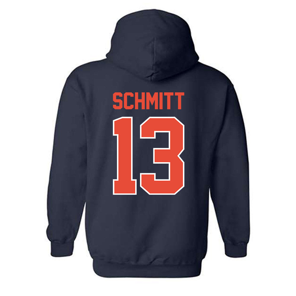 Illinois - NCAA Baseball : Tylet Schmitt - Classic Shersey Hooded Sweatshirt-1