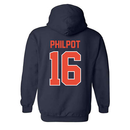 Illinois - NCAA Women's Volleyball : Ashlyn Philpot - Classic Shersey Hooded Sweatshirt-1