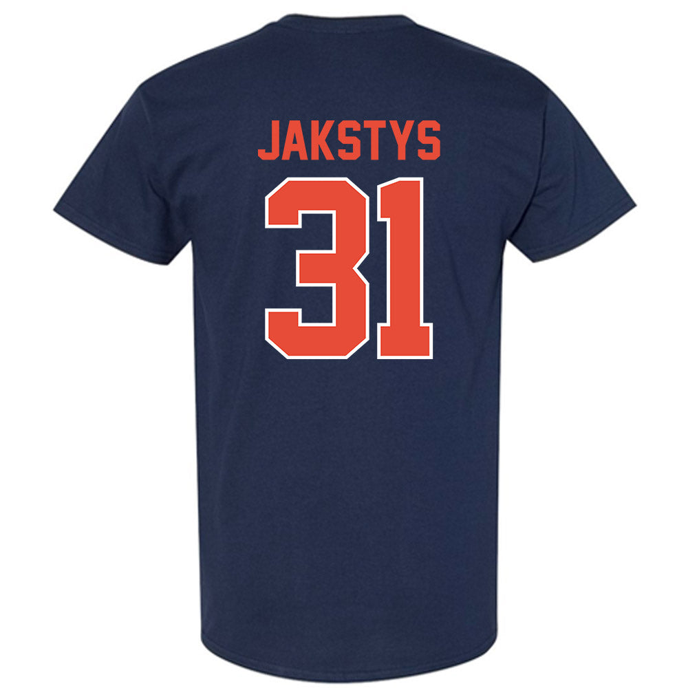 Illinois - NCAA Men's Basketball : Jason Jakstys - Classic Shersey T-Shirt-1