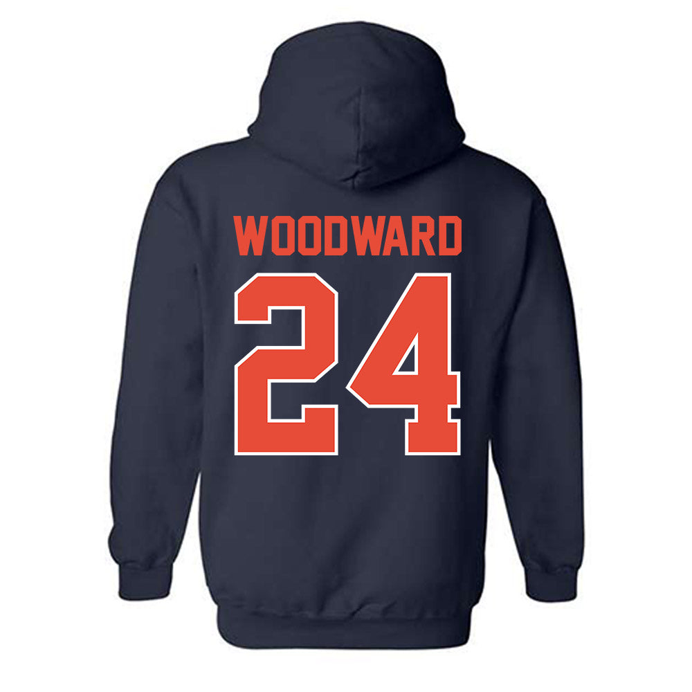 Illinois - NCAA Football : Vernon Woodward - Classic Shersey Hooded Sweatshirt