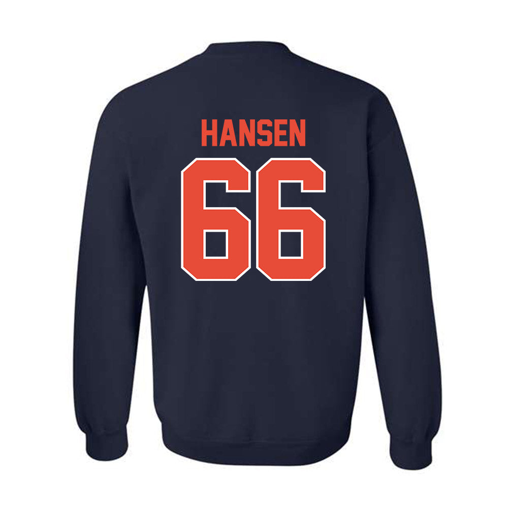 Illinois - NCAA Football : Brandon Hansen - Classic Shersey Crewneck Sweatshirt-1