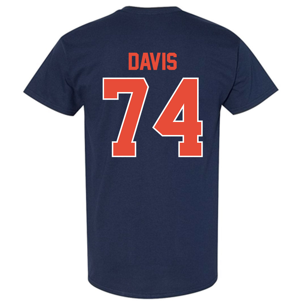 Illinois - NCAA Football : J.C. Davis - Classic Shersey T-Shirt-1