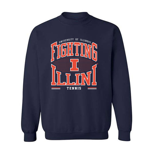 Illinois - NCAA Men's Tennis : William Mroz - Classic Shersey Crewneck Sweatshirt-0