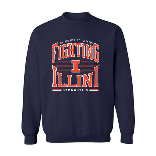 Illinois - NCAA Women's Gymnastics : Olivia Coppola - Classic Shersey Crewneck Sweatshirt-0