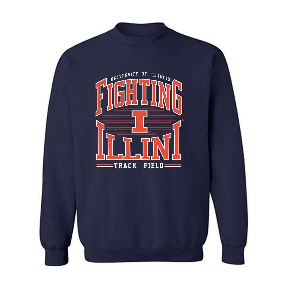 Illinois - NCAA Men's Track & Field (Outdoor) : Zac Sherman - Classic Shersey Crewneck Sweatshirt