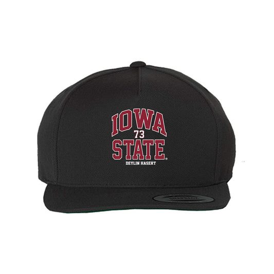 Iowa State - NCAA Football : Deylin Hasert - Snapback Hat-0