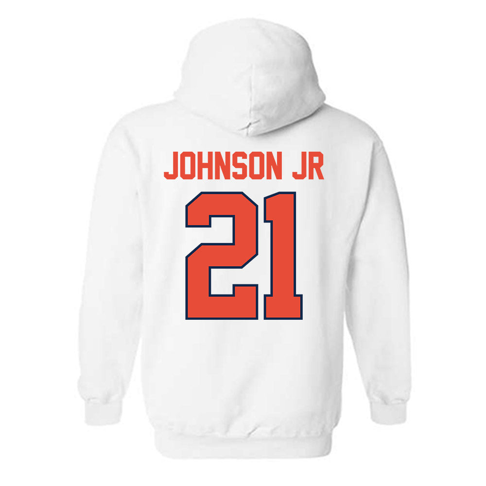 Illinois - NCAA Men's Basketball : Morez Johnson Jr - Classic Shersey Hooded Sweatshirt-1