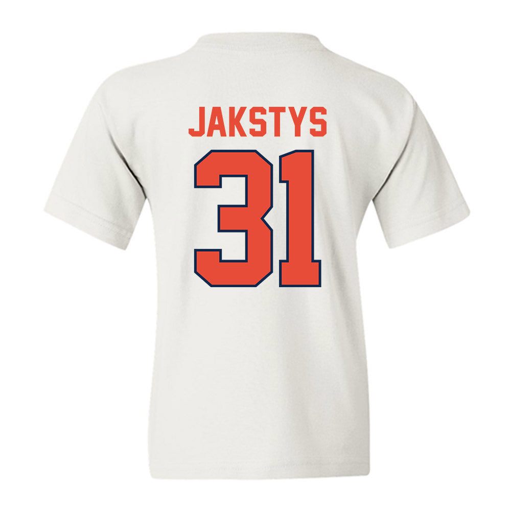 Illinois - NCAA Men's Basketball : Jason Jakstys - Classic Shersey Youth T-Shirt-1