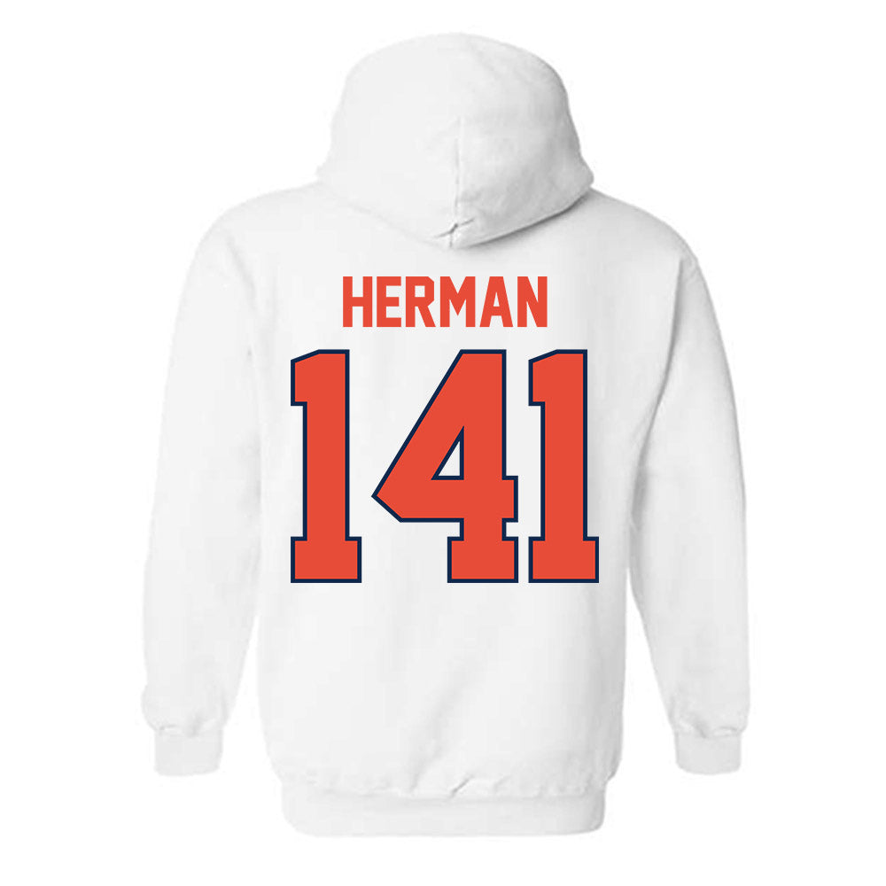 Illinois - NCAA Wrestling : Jackson Herman - Classic Shersey Hooded Sweatshirt-1