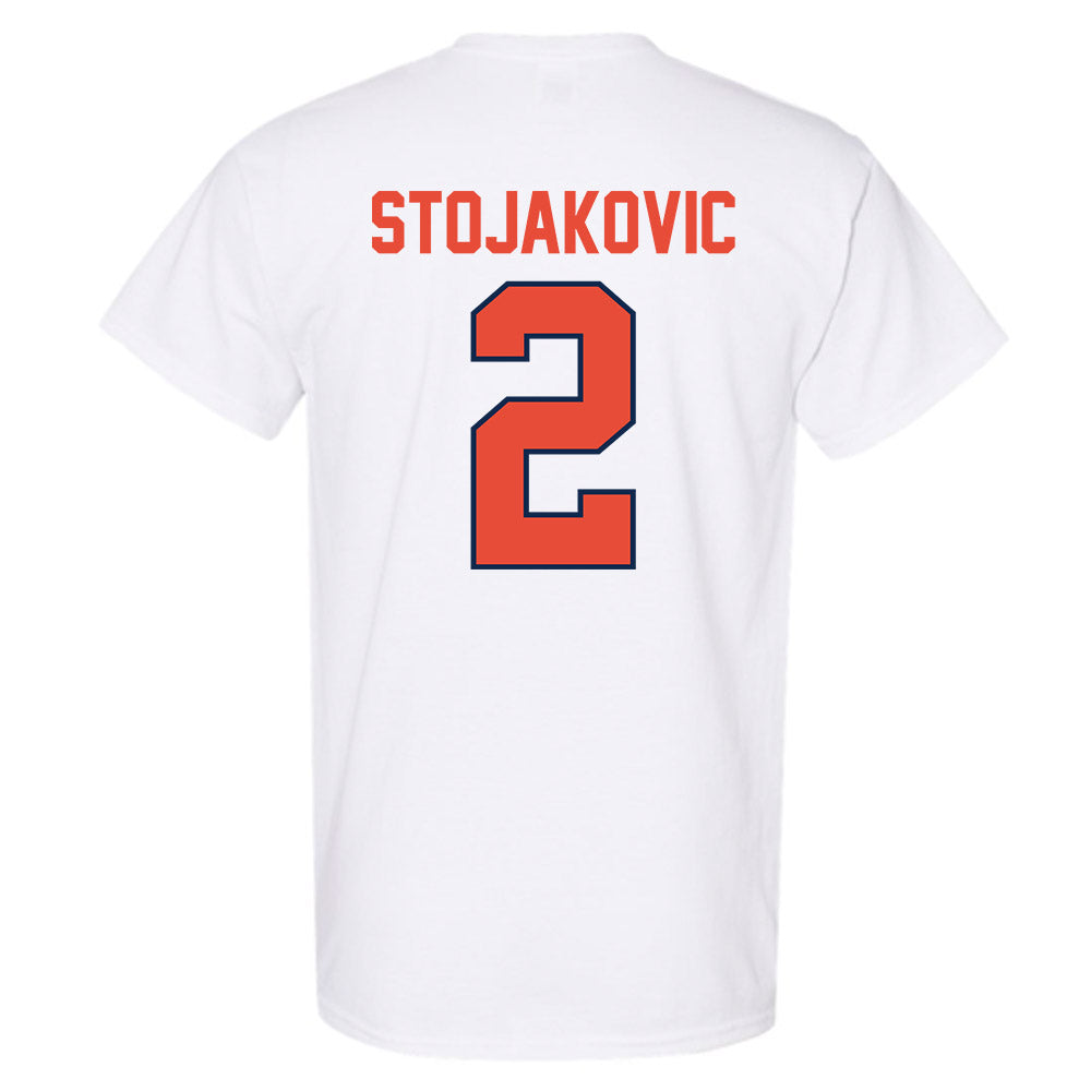 Illinois - NCAA Men's Basketball : Andrej Stojakovic - Classic Shersey T-Shirt-1
