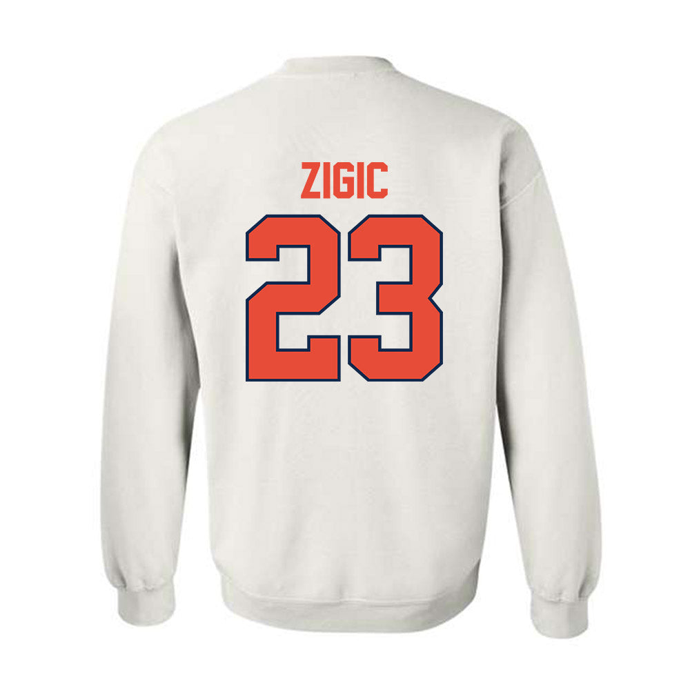 Illinois - NCAA Women's Volleyball : Lara Zigic - Classic Shersey Crewneck Sweatshirt-1