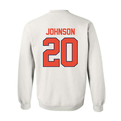 Illinois - NCAA Baseball : Ryan Johnson - Classic Shersey Crewneck Sweatshirt-1