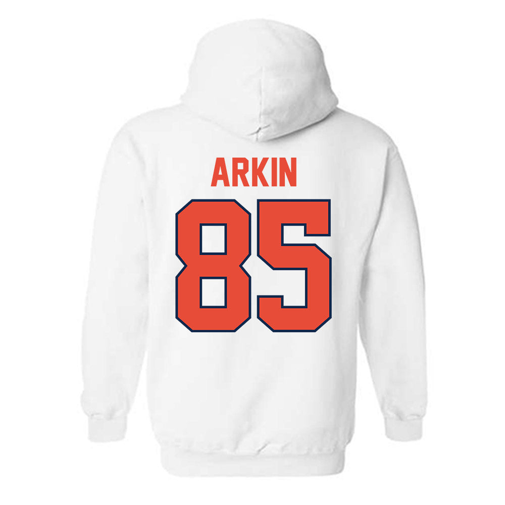 Illinois - NCAA Football : Tanner Arkin - Classic Shersey Hooded Sweatshirt-1