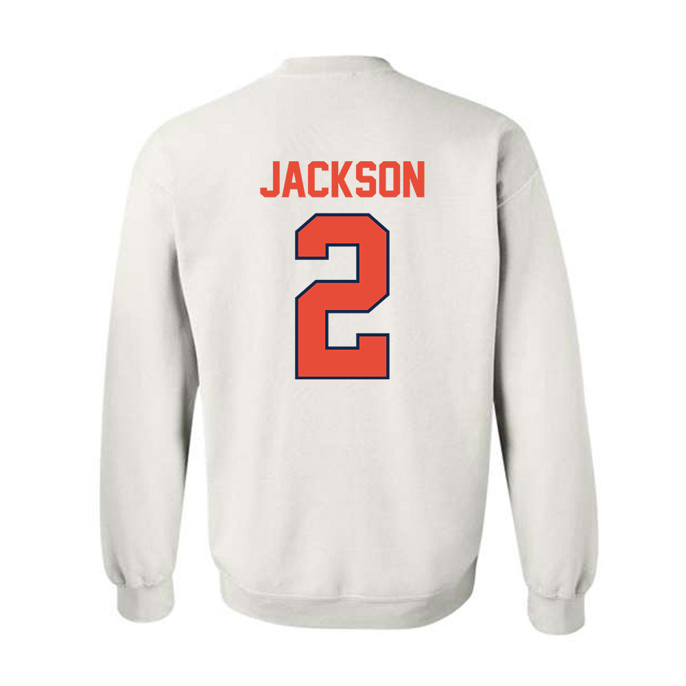 Illinois - NCAA Women's Basketball : Destiny Jackson - Classic Shersey Crewneck Sweatshirt-1