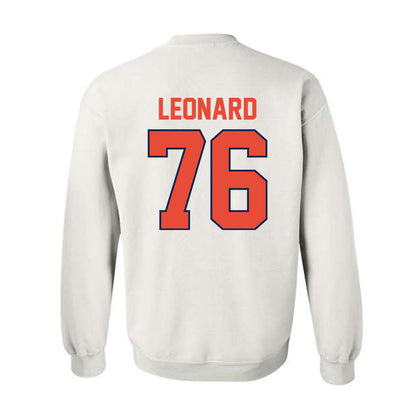 Illinois - NCAA Football : Clayton Leonard - Crewneck Sweatshirt Classic Shersey