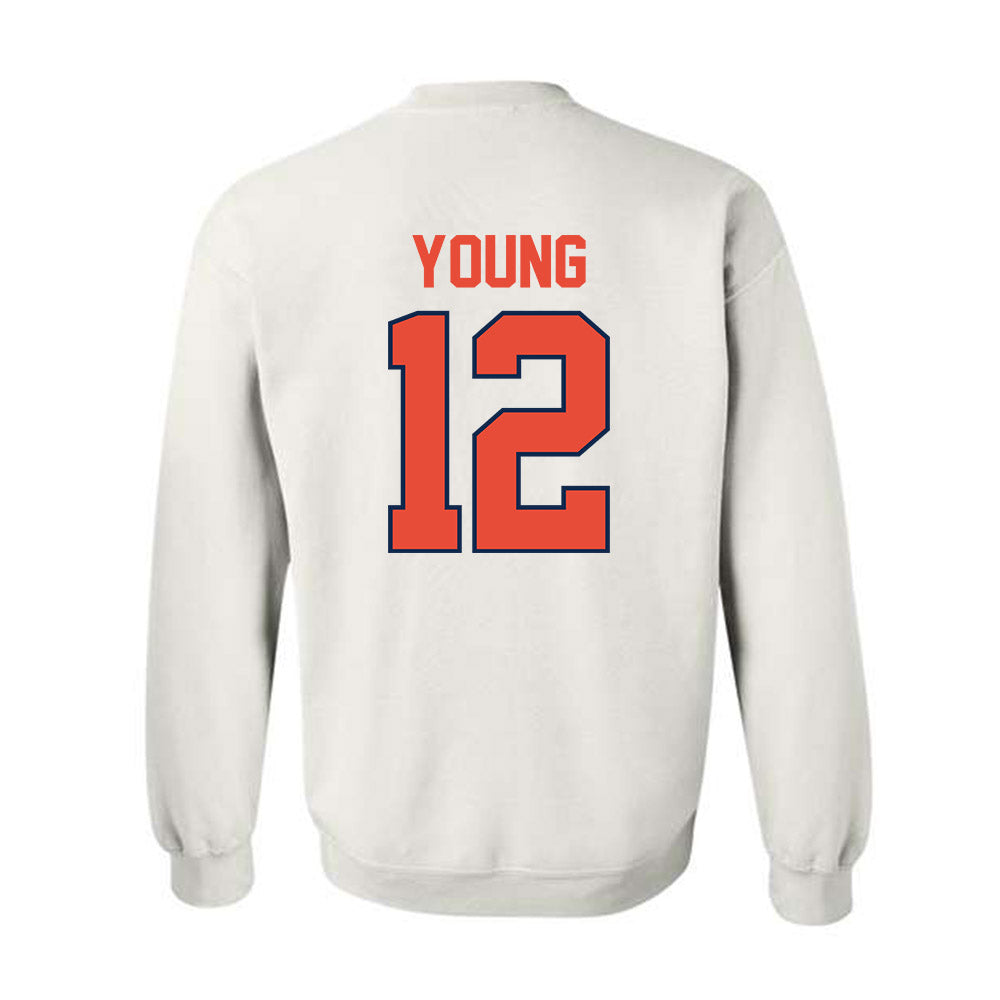 Illinois - NCAA Baseball : Ike Young - Classic Shersey Crewneck Sweatshirt-1