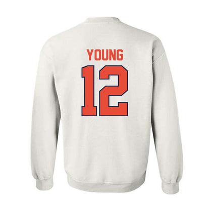 Illinois - NCAA Baseball : Ike Young - Classic Shersey Crewneck Sweatshirt-1