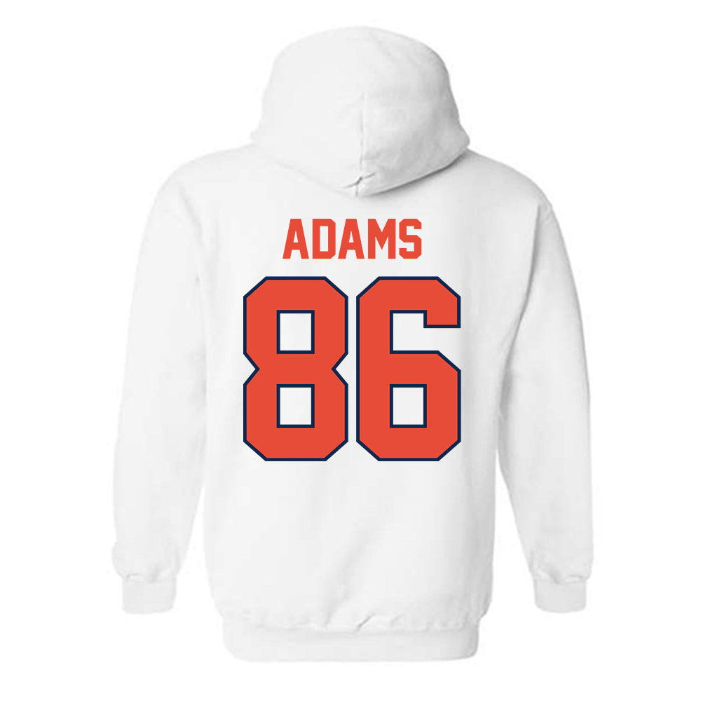 Illinois - NCAA Football : Weston Adams - Hooded Sweatshirt Classic Shersey