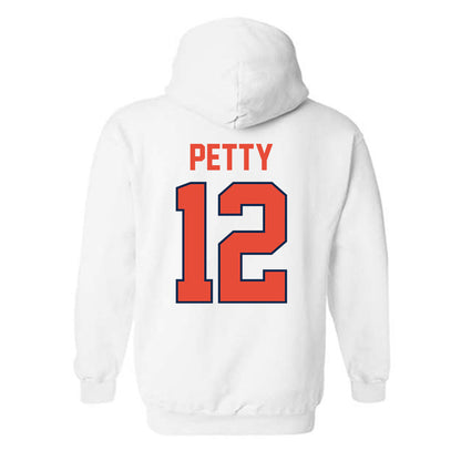 Illinois - NCAA Football : Trey Petty - Classic Shersey Hooded Sweatshirt-1