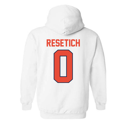 Illinois - NCAA Football : Mac Resetich - Classic Shersey Hooded Sweatshirt-1