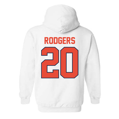 Illinois - NCAA Men's Basketball : Ty Rodgers - Hooded Sweatshirt Classic Shersey