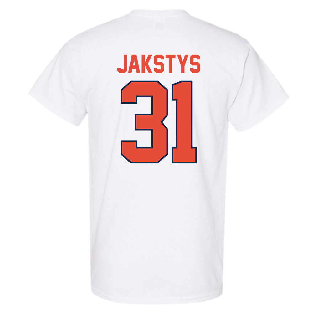 Illinois - NCAA Men's Basketball : Jason Jakstys - Classic Shersey T-Shirt-1