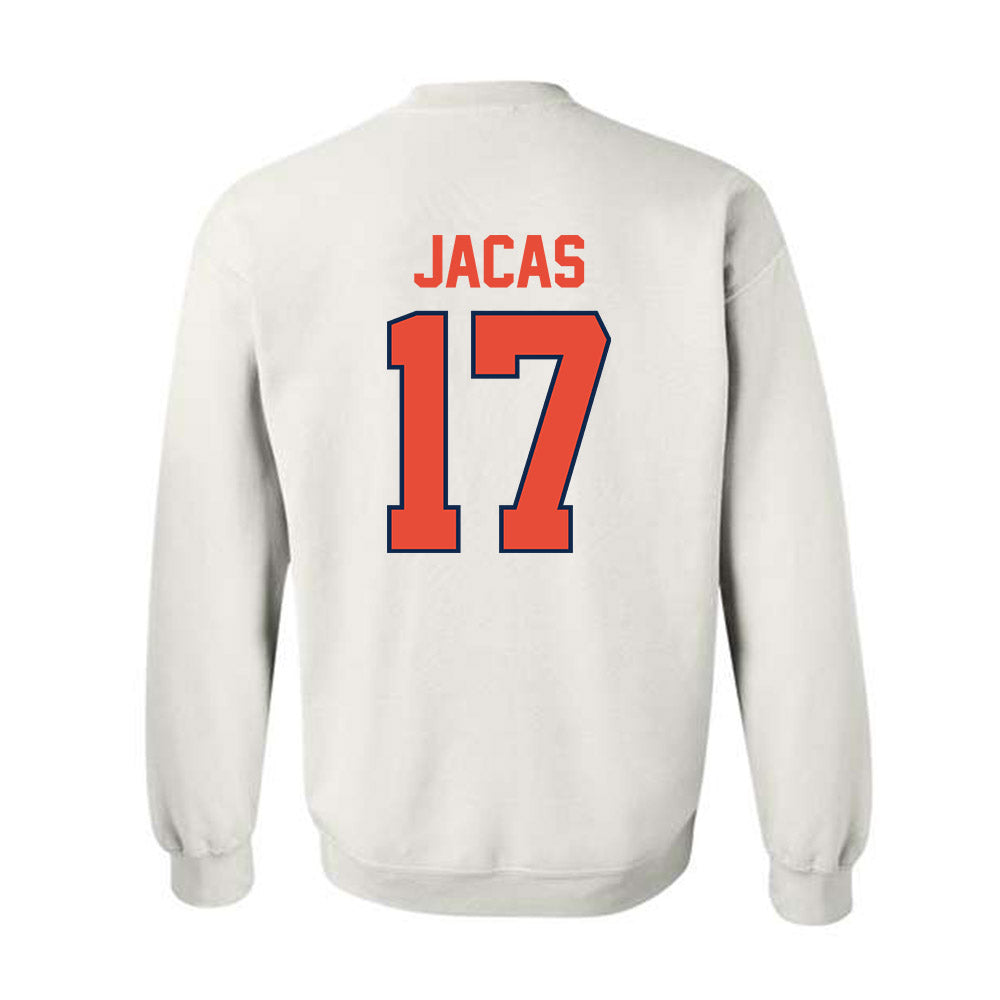 Illinois - NCAA Football : Gabe Jacas - Crewneck Sweatshirt Classic Shersey