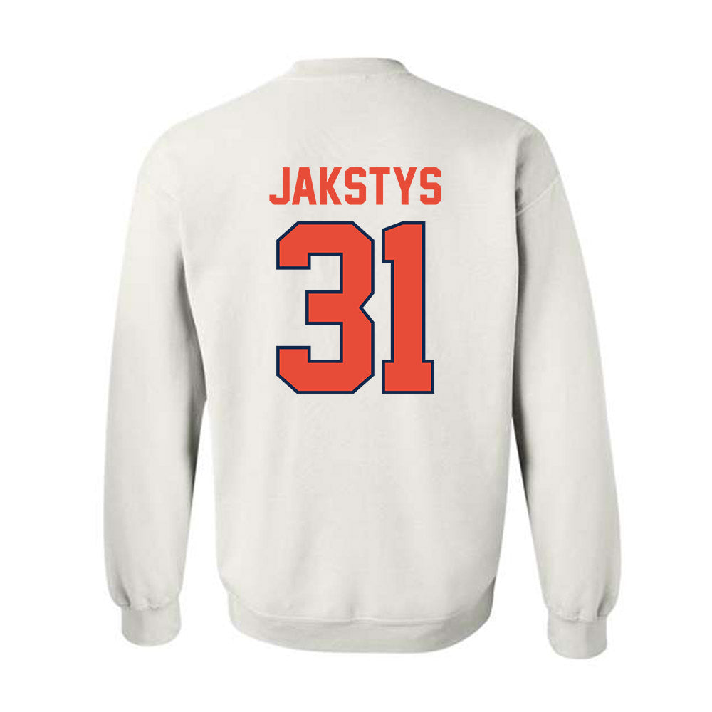 Illinois - NCAA Men's Basketball : Jason Jakstys - Classic Shersey Crewneck Sweatshirt-1