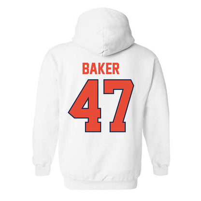 Illinois - NCAA Football : Easton Baker - Classic Shersey Hooded Sweatshirt