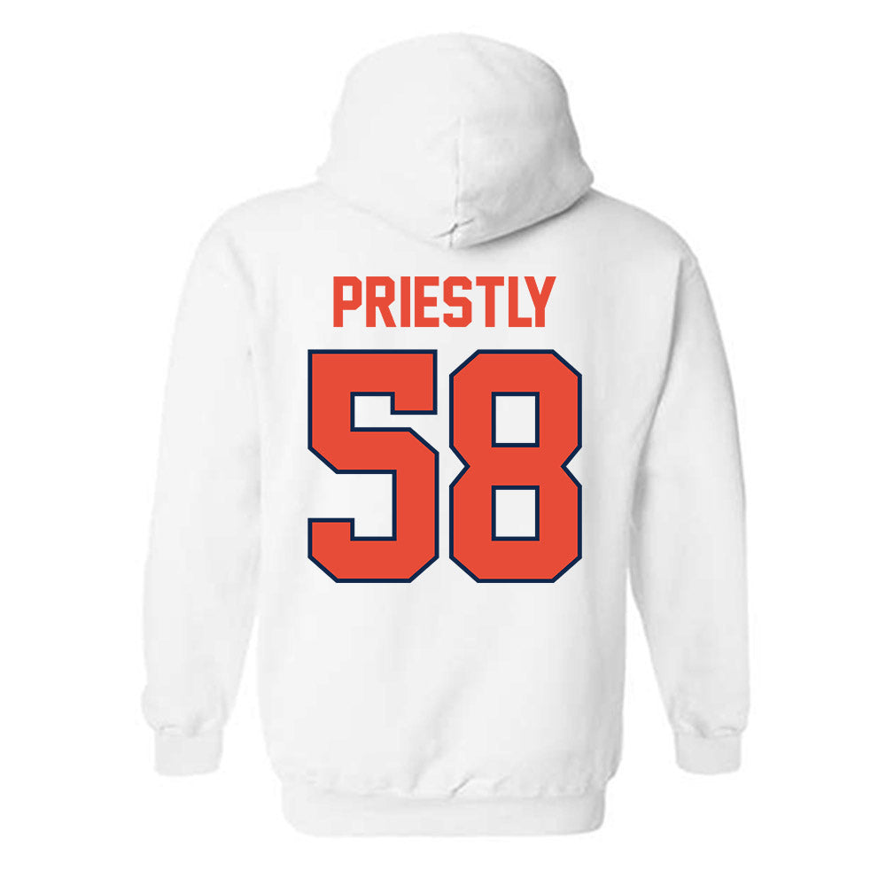 Illinois - NCAA Football : Melvin Priestly - Classic Shersey Hooded Sweatshirt