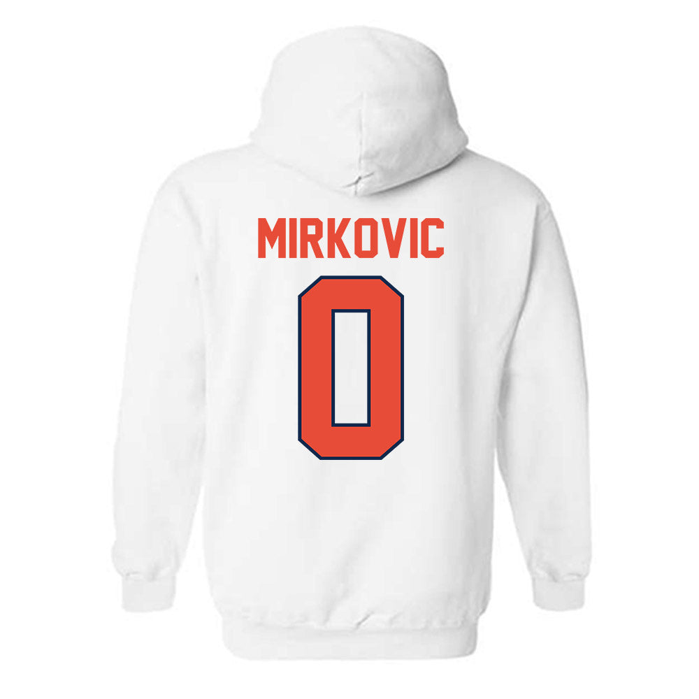Illinois - NCAA Men's Basketball : David Mirkovic - Classic Shersey Hooded Sweatshirt-1