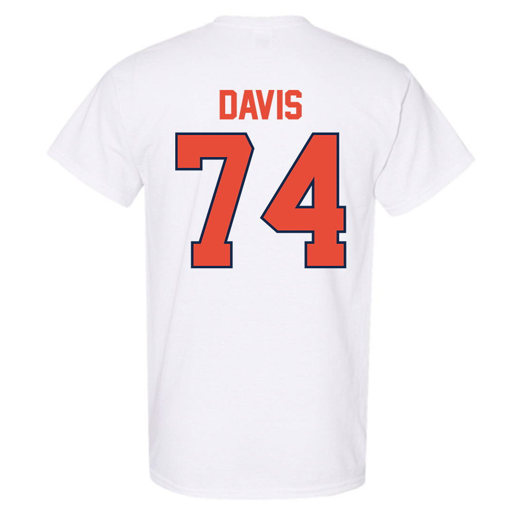 Illinois - NCAA Football : J.C. Davis - Classic Shersey T-Shirt-1