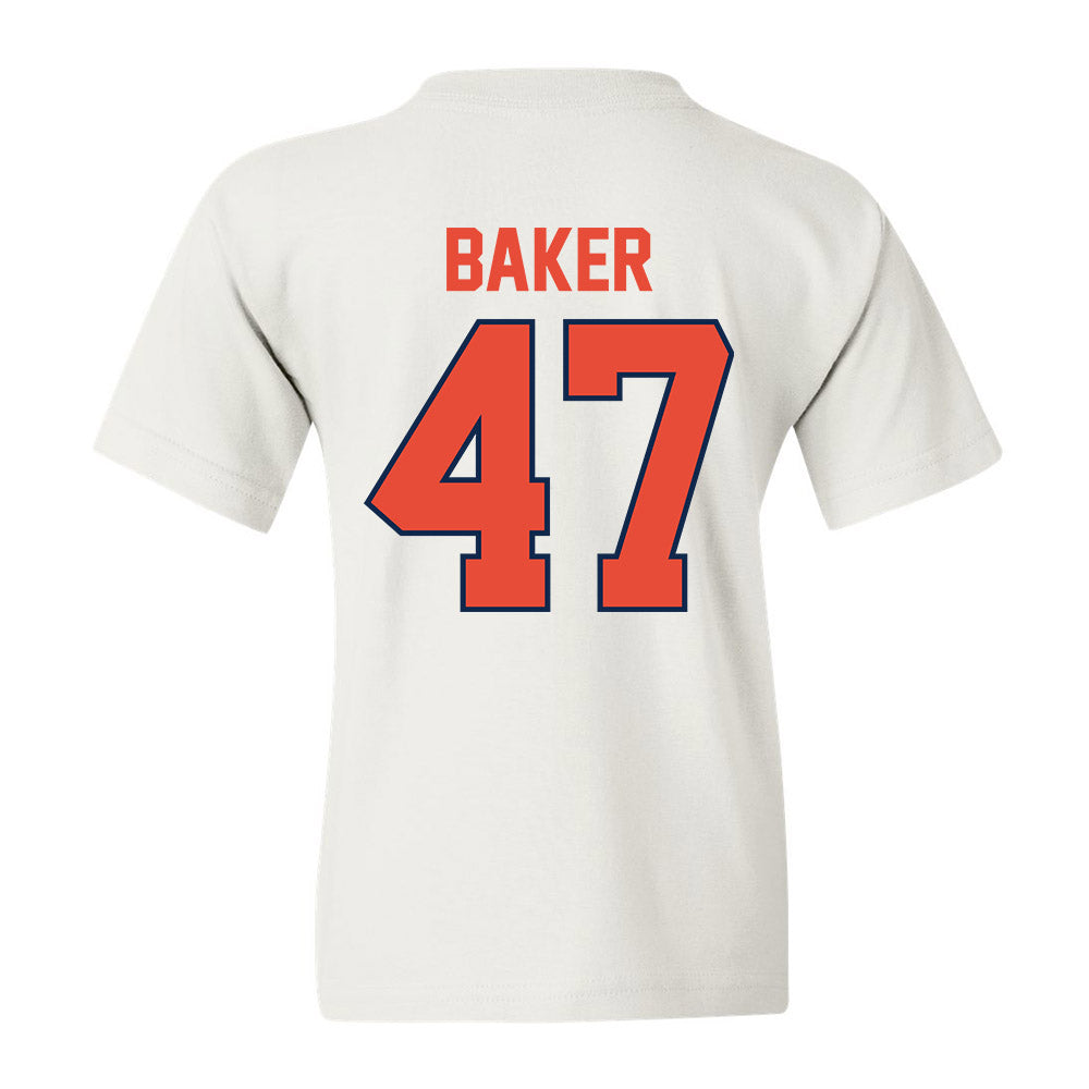 Illinois - NCAA Football : Easton Baker - Classic Shersey Youth T-Shirt