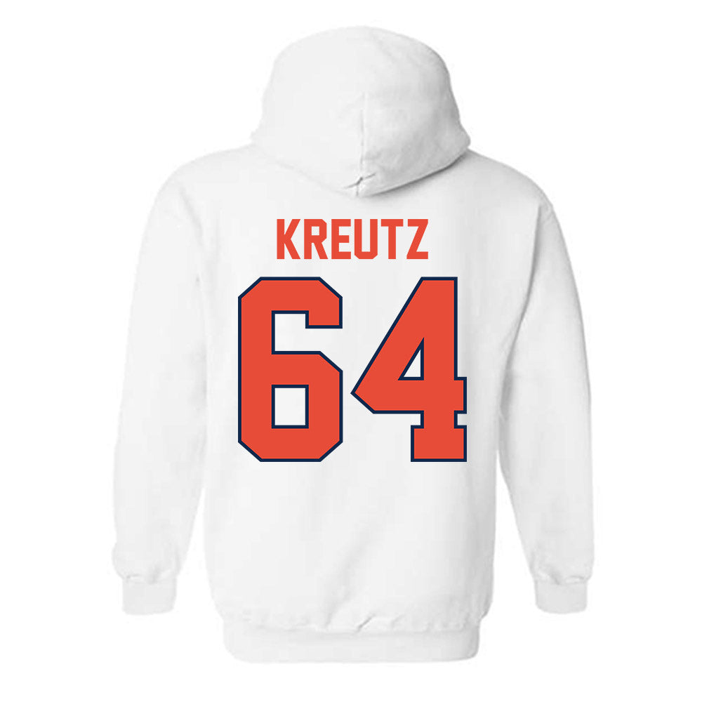 Illinois - NCAA Football : Josh Kreutz - Hooded Sweatshirt Classic Shersey