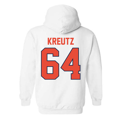 Illinois - NCAA Football : Josh Kreutz - Hooded Sweatshirt Classic Shersey