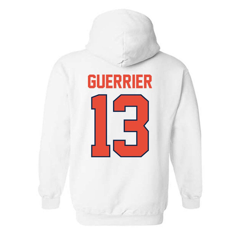 Illinois - NCAA Men's Basketball : Quincy Guerrier - Hooded Sweatshirt Classic Shersey