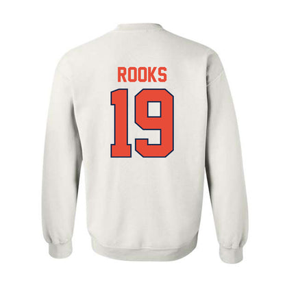 Illinois - NCAA Football : Tyson Rooks - Classic Shersey Crewneck Sweatshirt-1