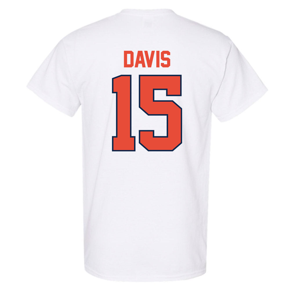 Illinois - NCAA Men's Basketball : Jake Davis - Classic Shersey T-Shirt-1