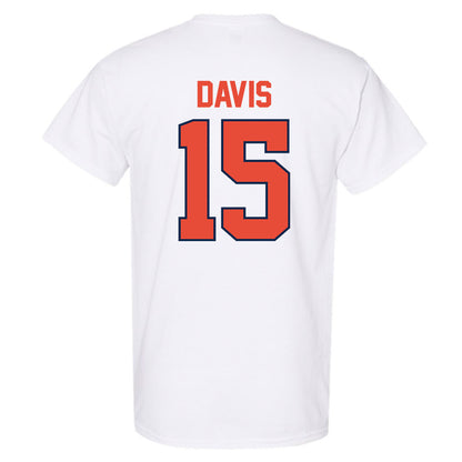 Illinois - NCAA Men's Basketball : Jake Davis - Classic Shersey T-Shirt-1