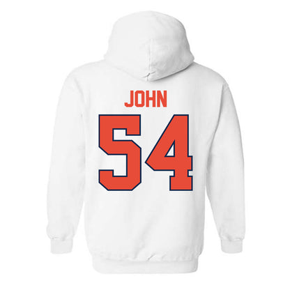 Illinois - NCAA Football : Demetrius John - Classic Shersey Hooded Sweatshirt