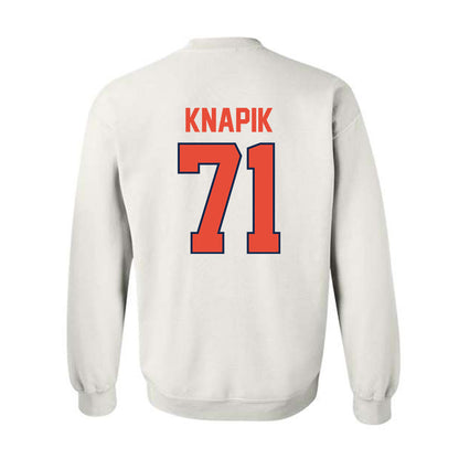 Illinois - NCAA Football : Nathan Knapik - Classic Shersey Crewneck Sweatshirt-1