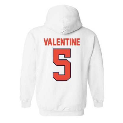 Illinois - NCAA Football : Ca'Lil Valentine - Classic Shersey Hooded Sweatshirt