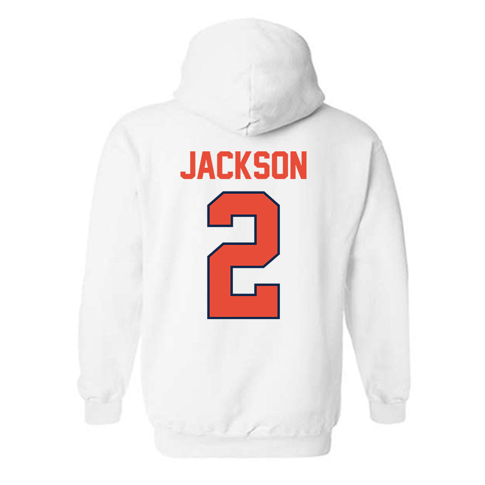Illinois - NCAA Women's Basketball : Destiny Jackson - Classic Shersey Hooded Sweatshirt-1