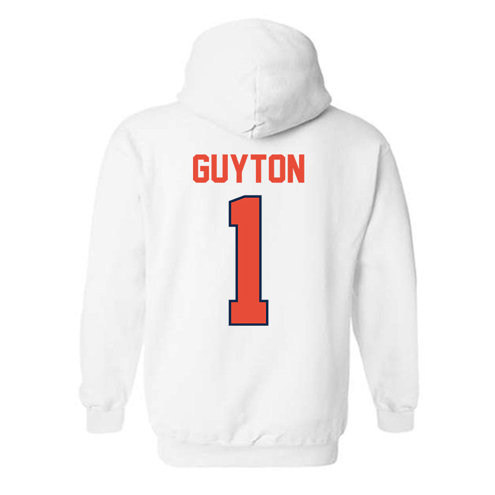 Illinois - NCAA Women's Basketball : Aaliyah Guyton - Classic Shersey Hooded Sweatshirt-1