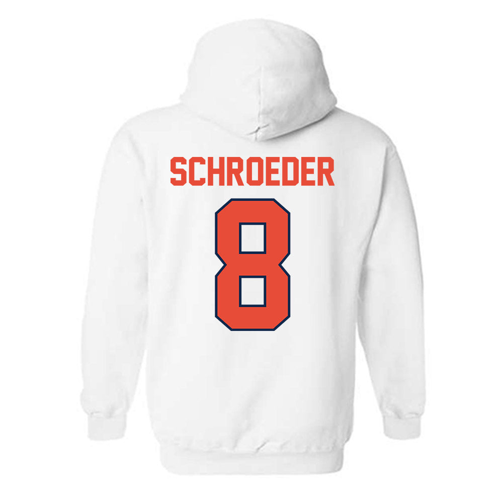 Illinois - NCAA Baseball : Jacob Schroeder - Hooded Sweatshirt Classic Shersey