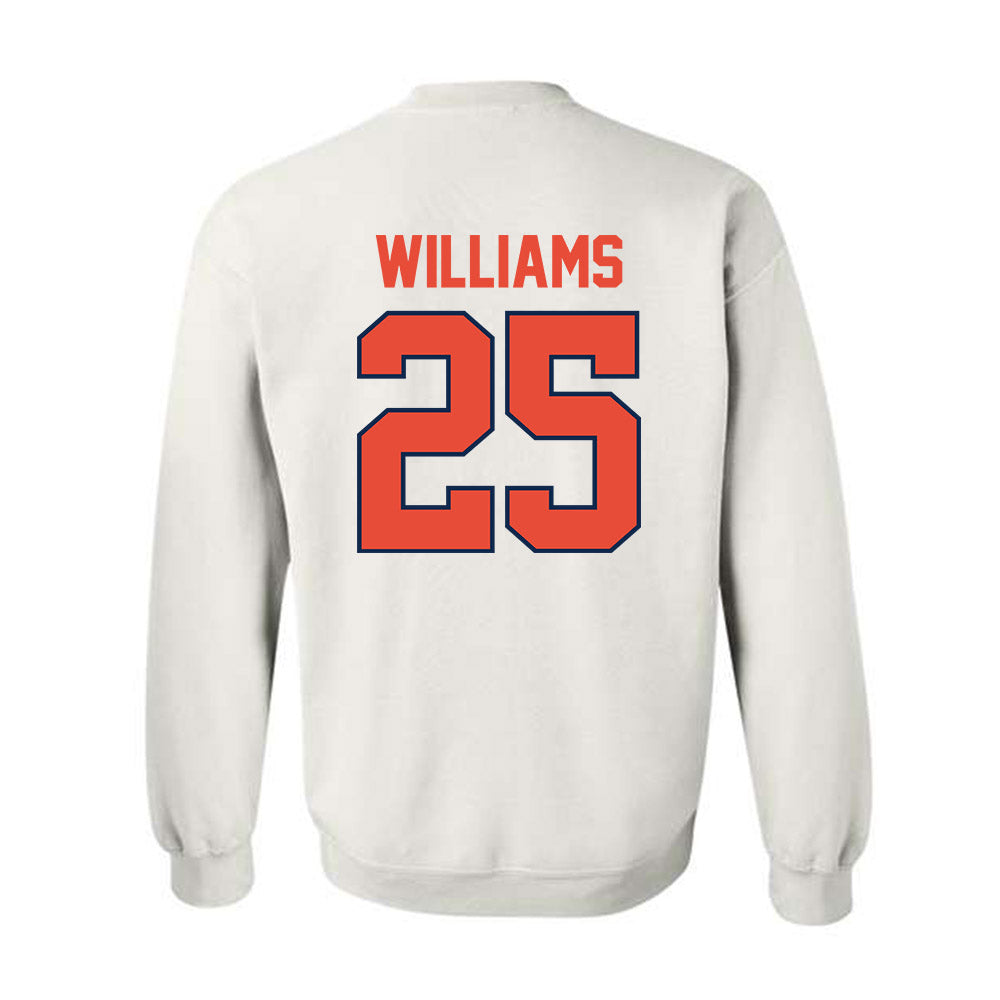 Illinois - NCAA Men's Basketball : Max Williams - Crewneck Sweatshirt Classic Shersey