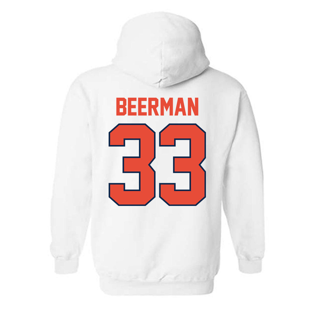 Illinois - NCAA Football : Grant Beerman - Classic Shersey Hooded Sweatshirt-1